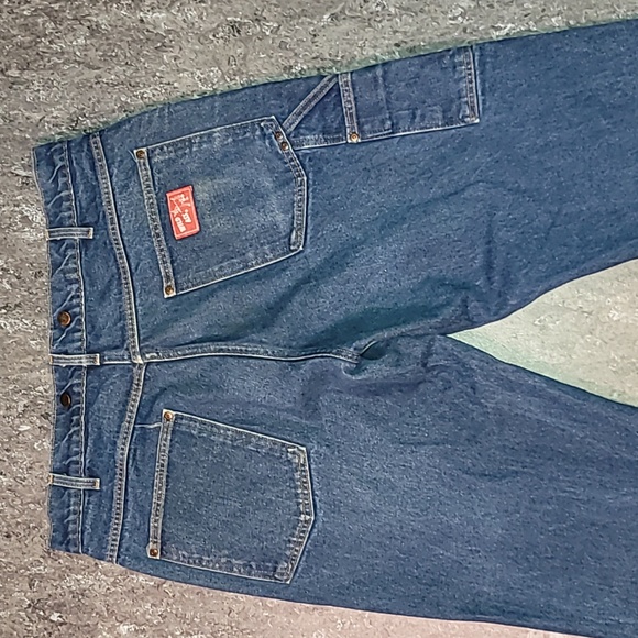 Vintage. Made in USA. WILD ASS. Carpenter Jeans.  Men's size w40 l32 - Picture 6 of 16